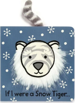 If I Were A Snow Tiger Board Book-Jellycat