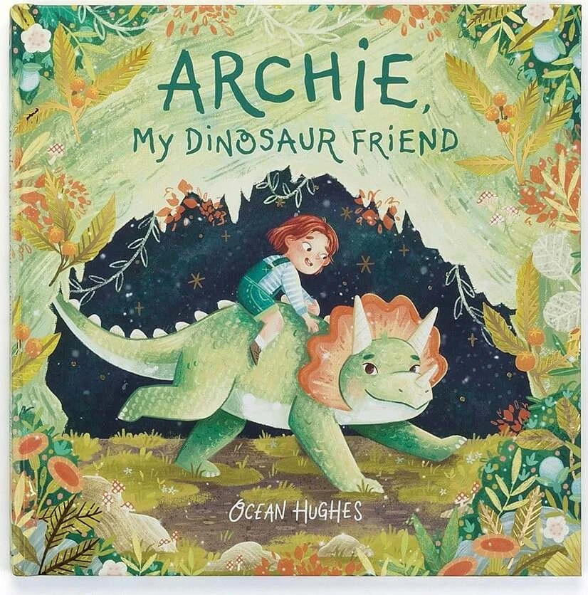 Archie, My Dinosaur Friend Book-Jellycat