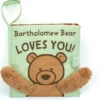 Bartholomew Bear Loves You Book-Jellycat