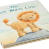 Very Brave Lion Book, The-Jellycat 2 Very Brave Lion Book, The-Jellycat -The Toy Maven Shop jcatbk4bl
