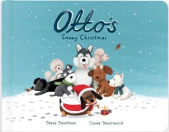 Otto's Snowy Christmas Book-Jellycat