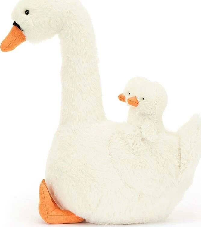 Featherful Swan-Jellycat Featherful Swan-Jellycat -The Toy Maven Shop jcatfea2s 1