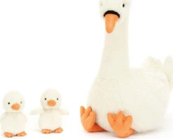 Featherful Swan-Jellycat 5 Featherful Swan-Jellycat -The Toy Maven Shop jcatfea2s 3
