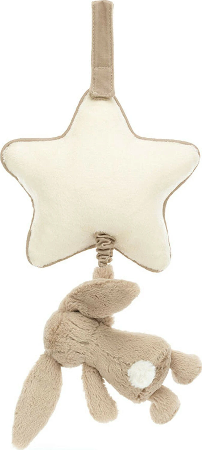 Bashful Bunny Musical Pull-Jellycat Bashful Bunny Musical Pull-Jellycat -The Toy Maven Shop jcatmp4b 2