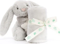 Bashful Bunny Soother (Silver)-Jellycat