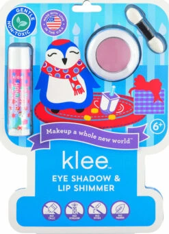Menorah Shimmer - Hanukkah Eye Shadow And Lip Shimmer Set-Klee Naturals