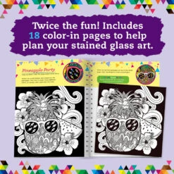 Stained Glass Art-Klutz -The Toy Maven Shop kltz9781338745290 3