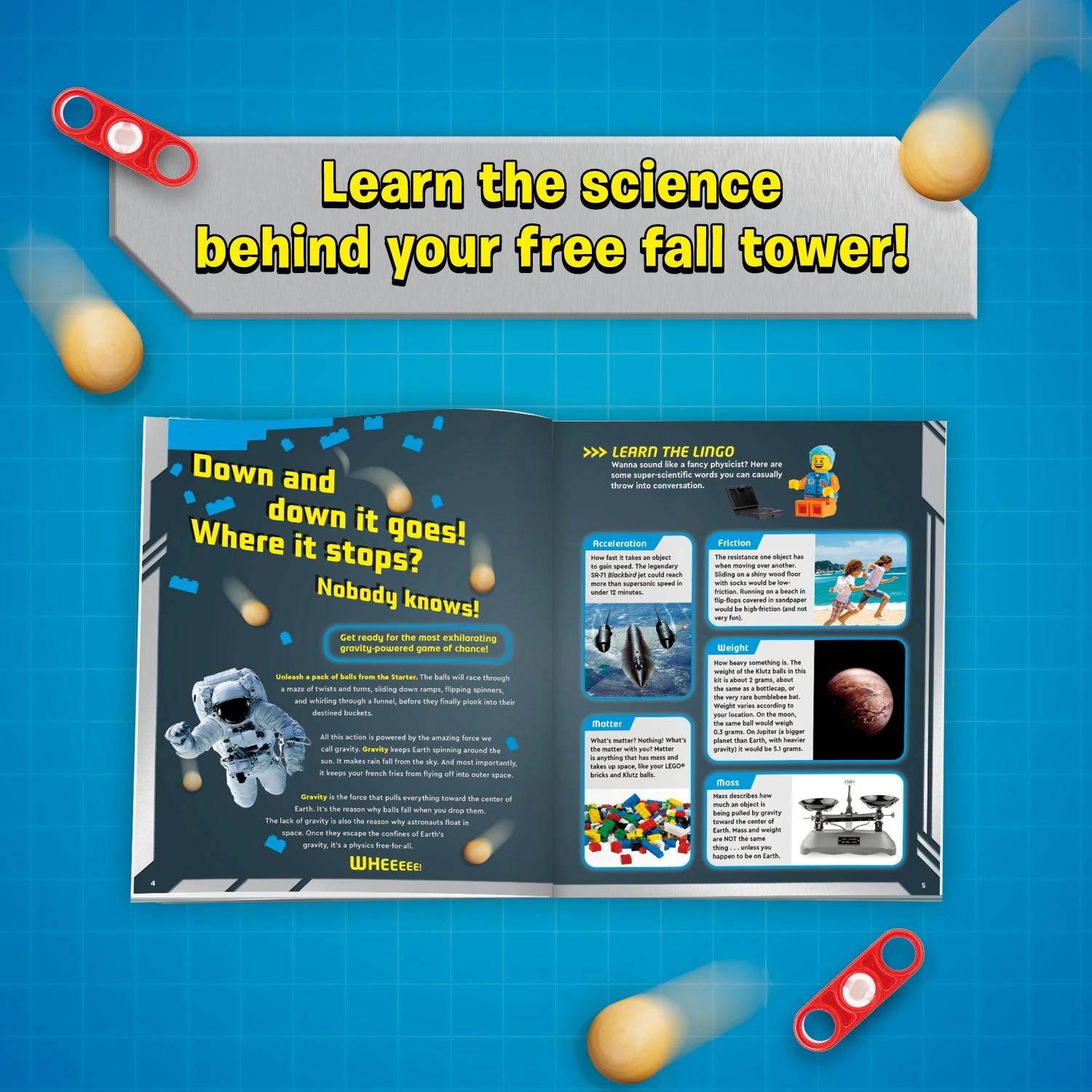 LEGO Gravity Drop-Klutz LEGO Gravity Drop-Klutz -The Toy Maven Shop kltz9781339019123 4