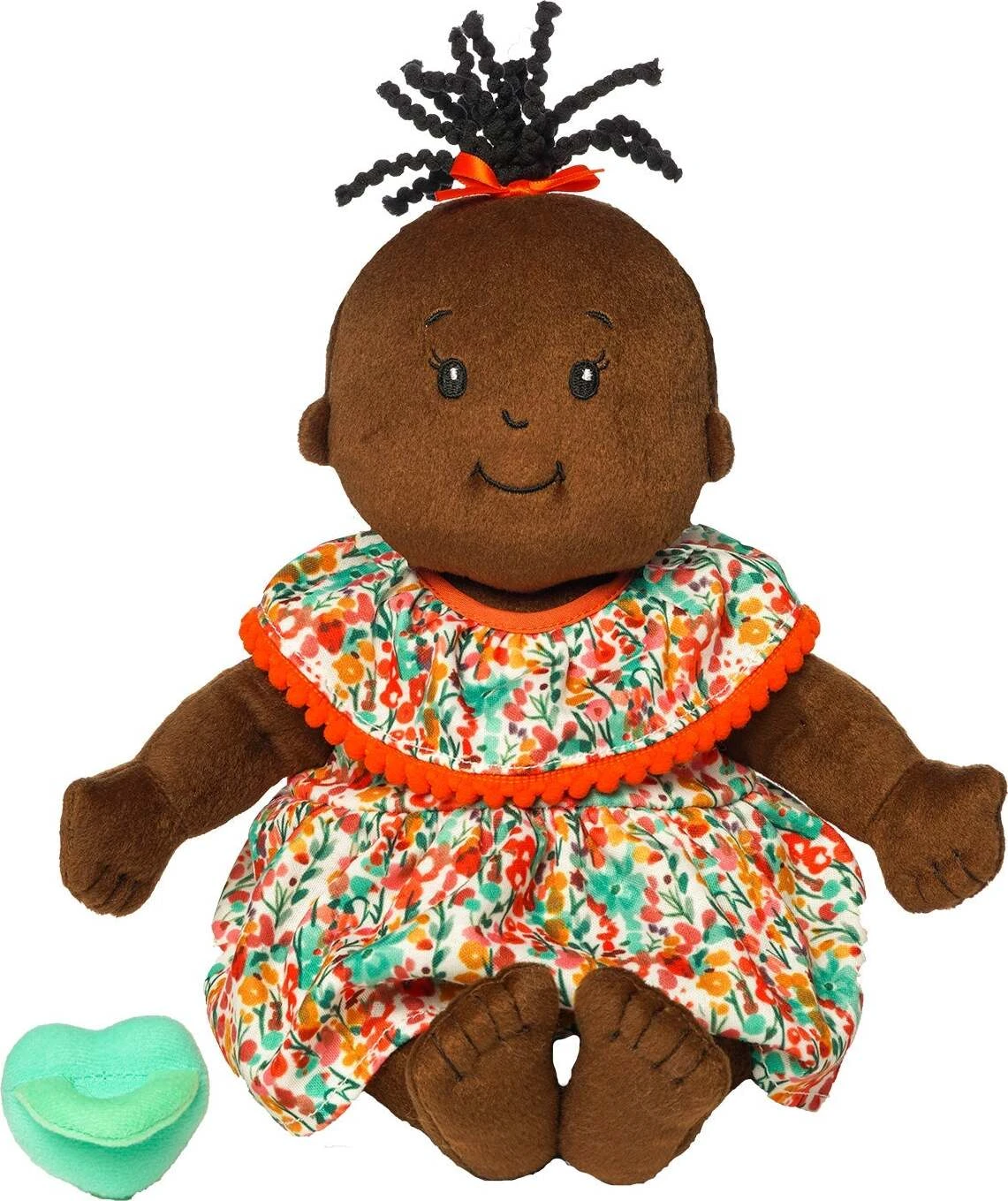 Baby Stella Brown with Black Wavy Hair-Manhattan Toy Baby Stella Brown With Black Wavy Hair-Manhattan Toy -The Toy Maven Shop man164130
