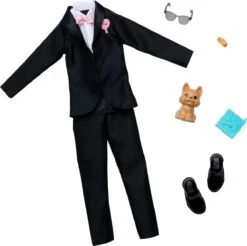 Barbie Clothes, Groom Fashion Pack For Ken Doll On Wedding Day-Barbie