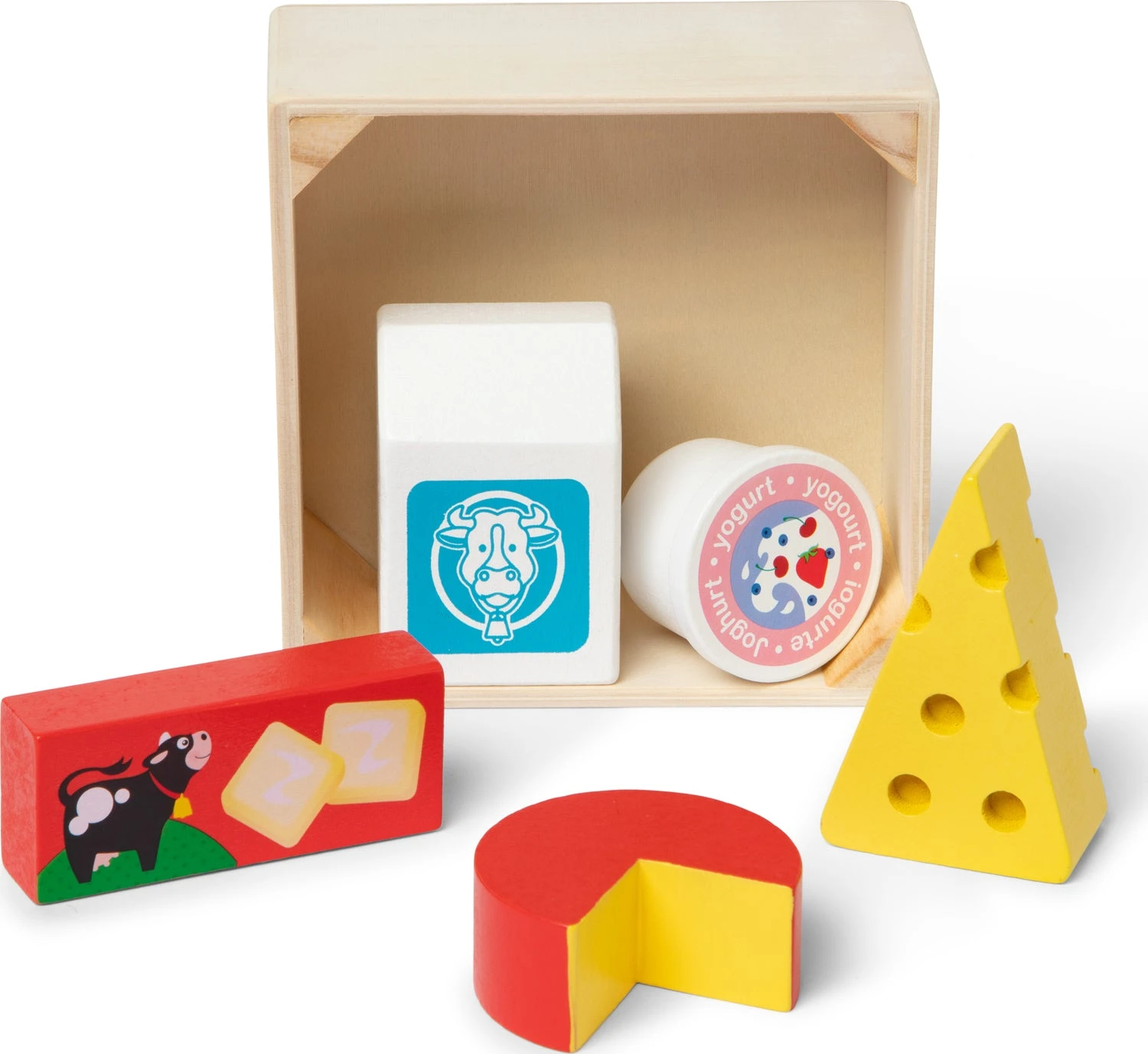 Wooden Food Groups Play Set - Dairy-Melissa & Doug Wooden Food Groups Play Set - Dairy-Melissa & Doug -The Toy Maven Shop md95207