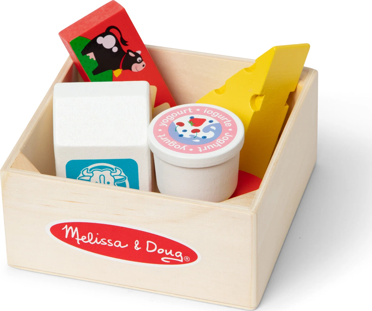 Wooden Food Groups Play Set - Dairy-Melissa & Doug Wooden Food Groups Play Set - Dairy-Melissa & Doug -The Toy Maven Shop md95207 3