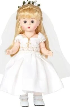 First Communion Day - Light Skin Tone/Blue Eyes/Blonde Hair (8" Doll)-Madame Alexander