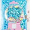 Bubble Gum Glitter Locking Journal With Pen-Make It Real 2 Bubble Gum Glitter Locking Journal With Pen-Make It Real -The Toy Maven Shop mkir12052