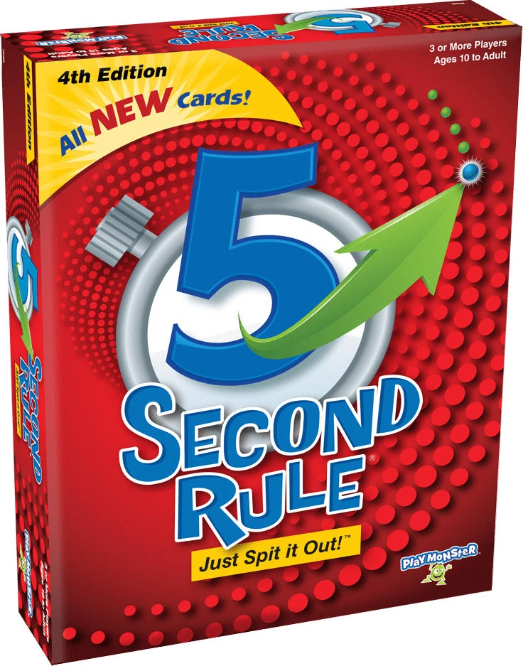 5 Second Rule 4th Edition-PlayMonster 5 Second Rule 4th Edition-PlayMonster -The Toy Maven Shop patc7466