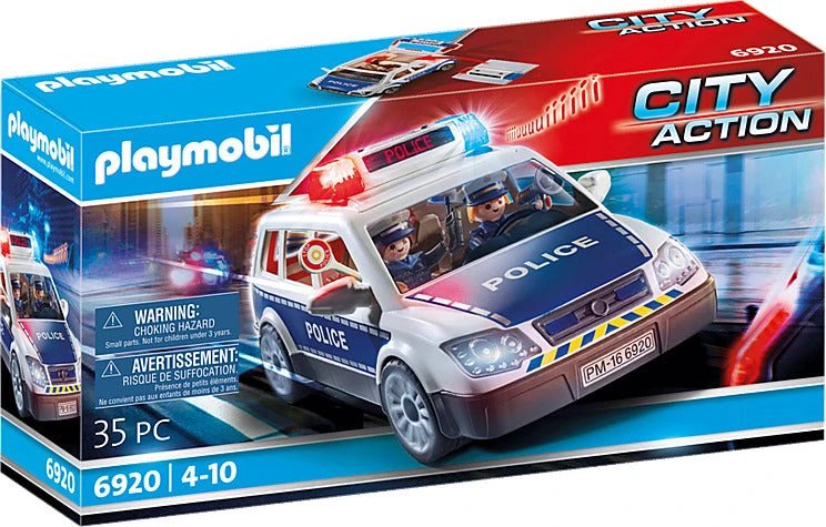 Squad Car with Lights and Sound-Playmobil Squad Car With Lights And Sound-Playmobil -The Toy Maven Shop plmb6920 3
