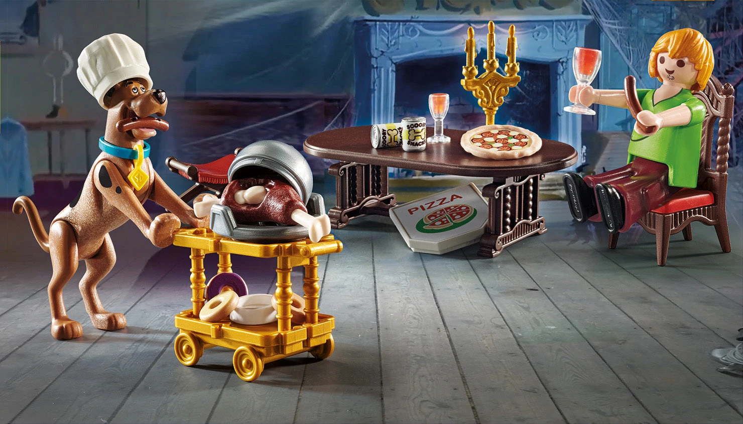 Scooby-Doo! Dinner With Shaggy-Playmobil Scooby-Doo! Dinner With Shaggy-Playmobil -The Toy Maven Shop plmb70363 1