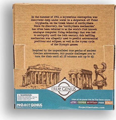 Grecian Computer - Brainteaser Puzzle-Project Genius Grecian Computer - Brainteaser Puzzle-Project Genius -The Toy Maven Shop prgetg406 2