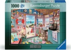 The Beach Hut (1000 Piece Puzzle)-Ravensburger