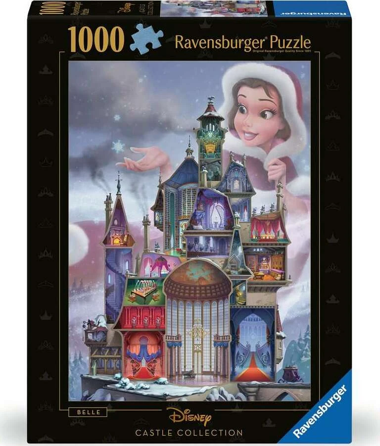 Disney Castle: Belle (1000 Piece Puzzle)-Ravensburger Disney Castle: Belle (1000 Piece Puzzle)-Ravensburger -The Toy Maven Shop rave12000262
