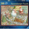 Here Comes Christmas! 500 Piece Puzzle-Ravensburger -The Toy Maven Shop rave12000382