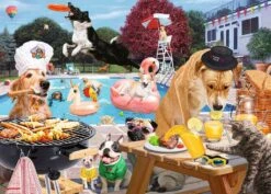 Dog Days Of Summer (1000 Piece Puzzle)-Ravensburger