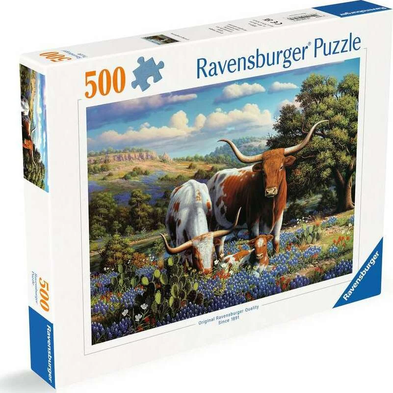Loving Longhorns-Ravensburger Loving Longhorns-Ravensburger -The Toy Maven Shop rave12000826