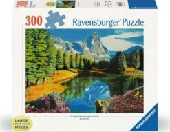 Rocky Mountain Reflections (300 Piece Large Format)-Ravensburger