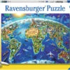 World Landmarks Map-Ravensburger