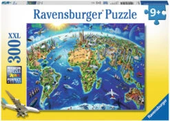 World Landmarks Map-Ravensburger