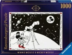 Disney Vault: Minnie Mouse & Mickey Mouse (1000 Pc Puzzle)-Ravensburger