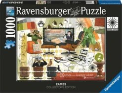 Eames Design Classics (1000 Pc Puzzle)-Ravensburger