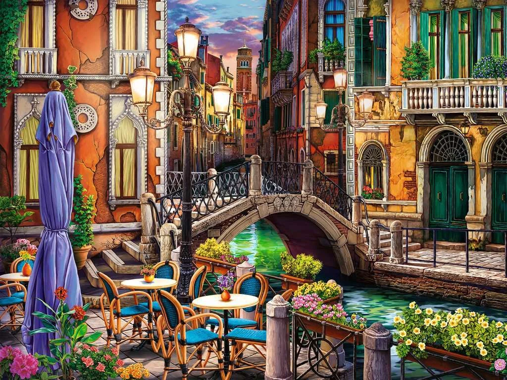 Venice Twilight (750 pc Large Format)-Ravensburger Venice Twilight (750 Pc Large Format)-Ravensburger -The Toy Maven Shop rave17320 1
