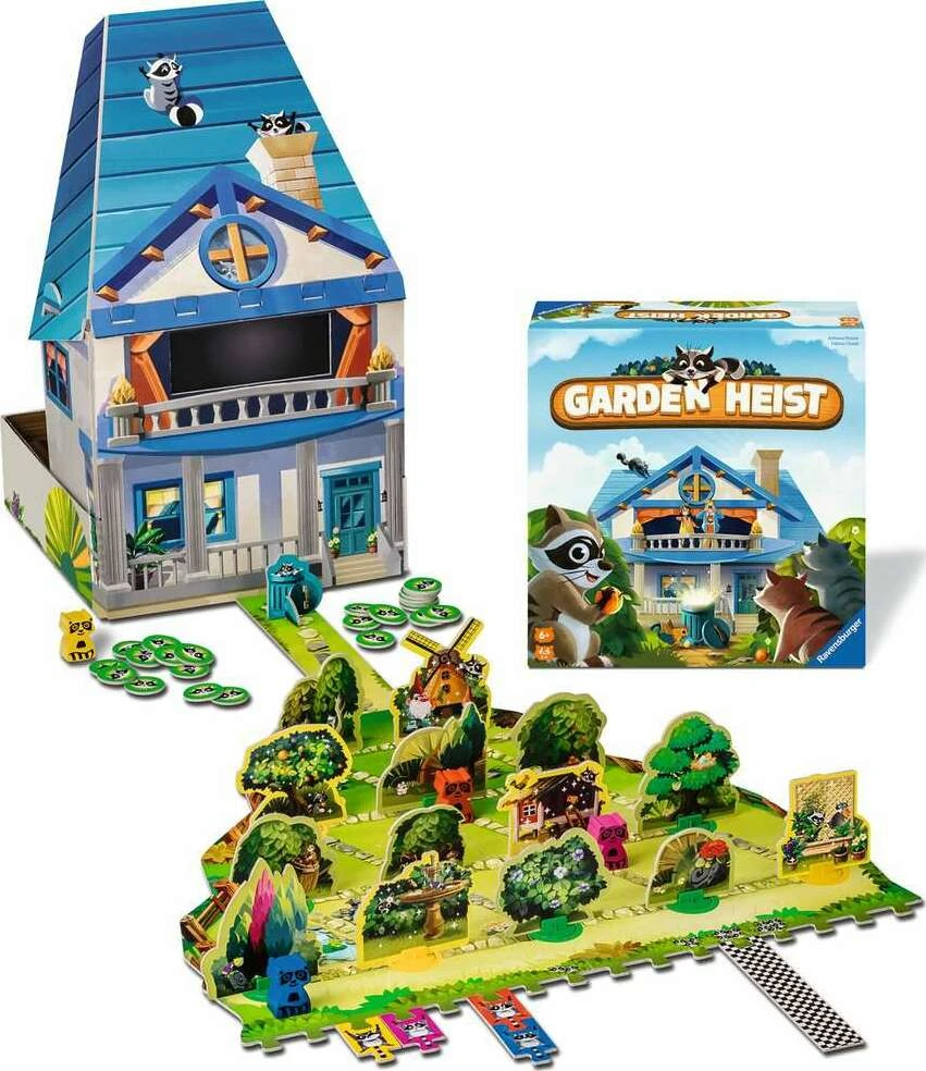Ravensburger Garden Heist Board Game – Family Fun Hide and Seek with Raccoons-Ravensburger Ravensburger Garden Heist Board Game – Family Fun Hide And Seek With Raccoons-Ravensburger -The Toy Maven Shop rave22690 2