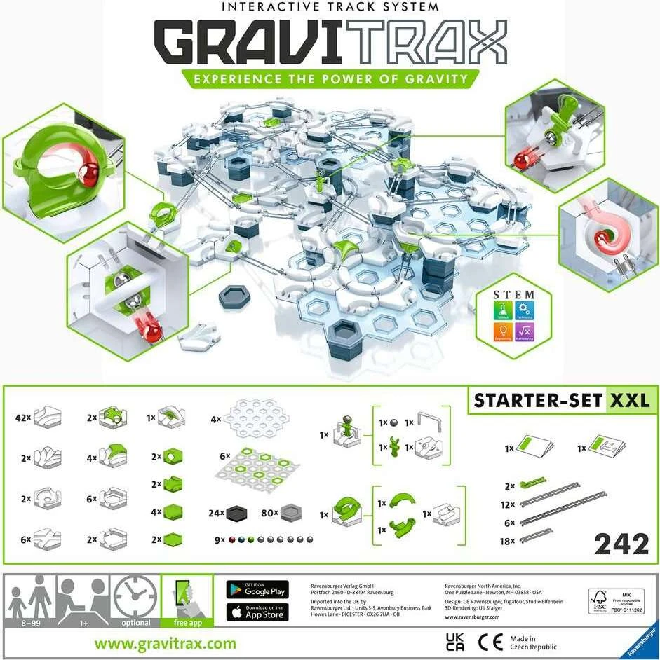 GraviTrax Starter Set XXL-Gravitrax GraviTrax Starter Set XXL-Gravitrax -The Toy Maven Shop rave27615 1