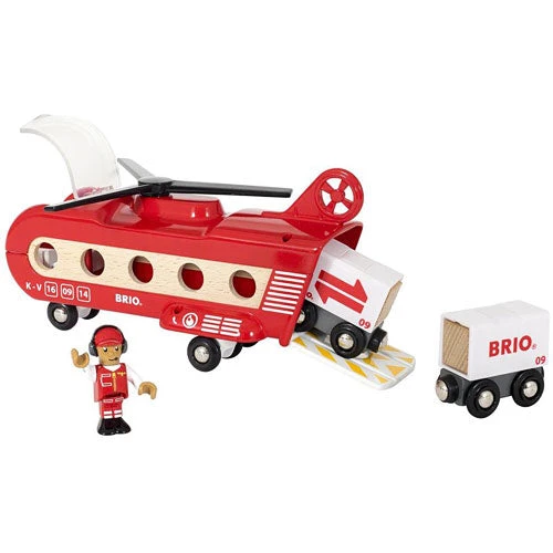Cargo Helicopter-BRIO Cargo Helicopter-BRIO -The Toy Maven Shop rave33886 1