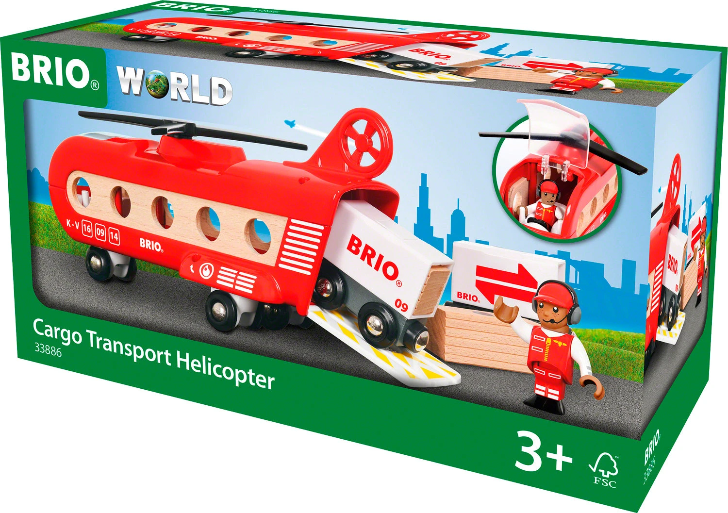 Cargo Helicopter-BRIO Cargo Helicopter-BRIO -The Toy Maven Shop rave63388600