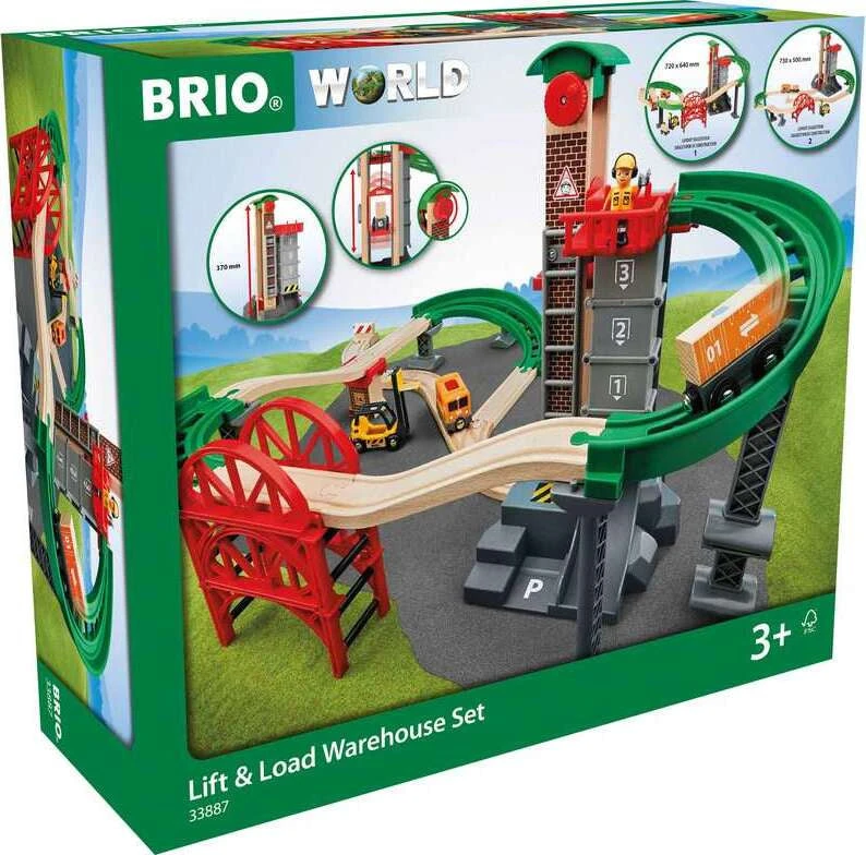 BRIO Lift & Load Warehouse Set-BRIO