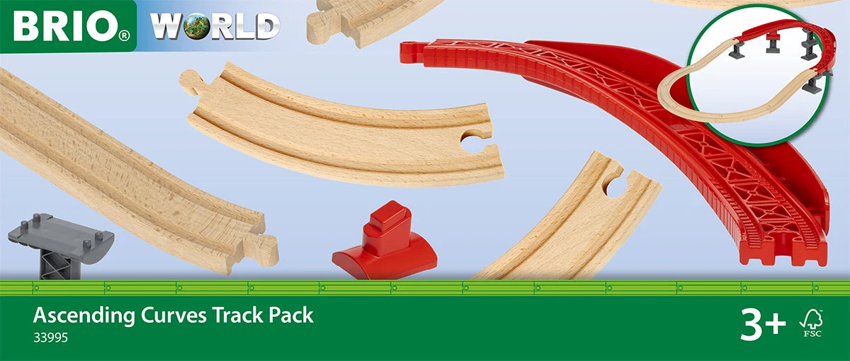 BRIO Ascending Curves Track Pack-BRIO BRIO Ascending Curves Track Pack-BRIO -The Toy Maven Shop rave63399500