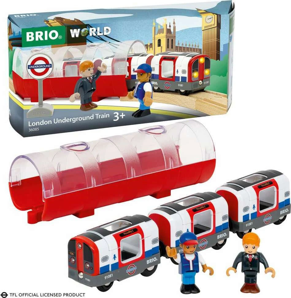 BRIO World – 36085 Trains of the World London Underground Train-BRIO BRIO World – 36085 Trains Of The World London Underground Train-BRIO -The Toy Maven Shop rave63608500 1