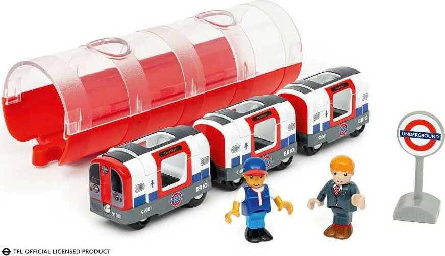 BRIO World – 36085 Trains of the World London Underground Train-BRIO BRIO World – 36085 Trains Of The World London Underground Train-BRIO -The Toy Maven Shop rave63608500 3