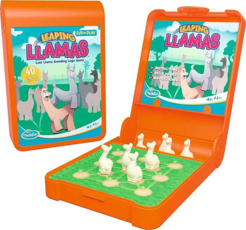 Flip 'N Play-Leapin' Llamas-ThinkFun Flip 'N Play-Leapin' Llamas-ThinkFun -The Toy Maven Shop rave76560