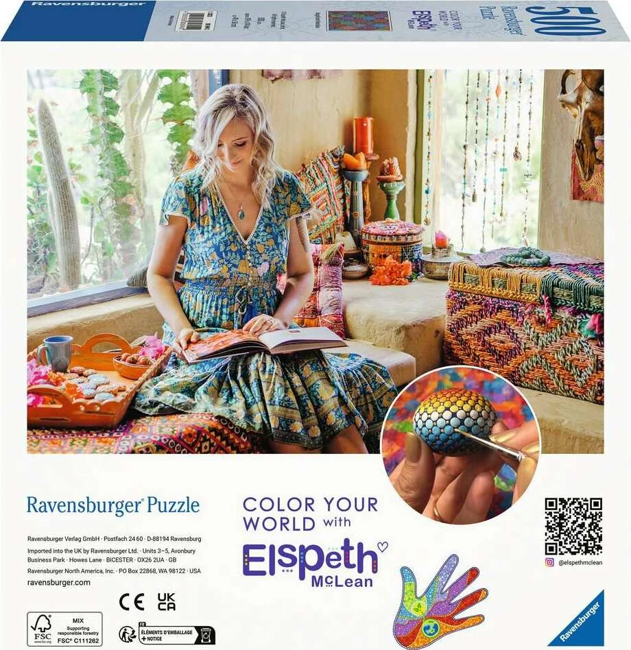 Color Your World Series — Magnificent Mandalas-Ravensburger Color Your World Series — Magnificent Mandalas-Ravensburger -The Toy Maven Shop rave80694 1
