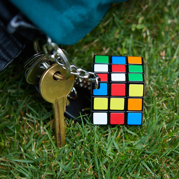Rubik’s Cube Keychain-Rubik's Rubik’s Cube Keychain-Rubik's -The Toy Maven Shop rubk6064001 1