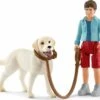 Walking With Labrador Retriever-Schleich