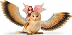 Fairy In Flight On Glam-Owl-Schleich