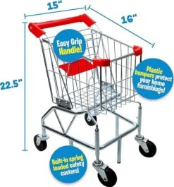 Little Shopper Shopping Cart-Schylling -The Toy Maven Shop schyahtshc 3