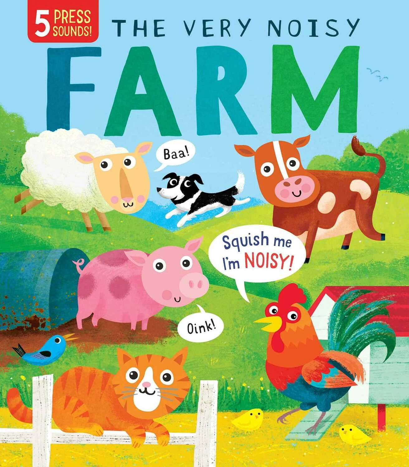 Squishy Sounds: The Very Noisy Farm-Silver Dolphin Books Squishy Sounds: The Very Noisy Farm-Silver Dolphin Books -The Toy Maven Shop sims1667203606