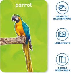 Flash Cards - First 100 Animals-Skillmatics - Grasper Global -The Toy Maven Shop sklmskill253fca 3