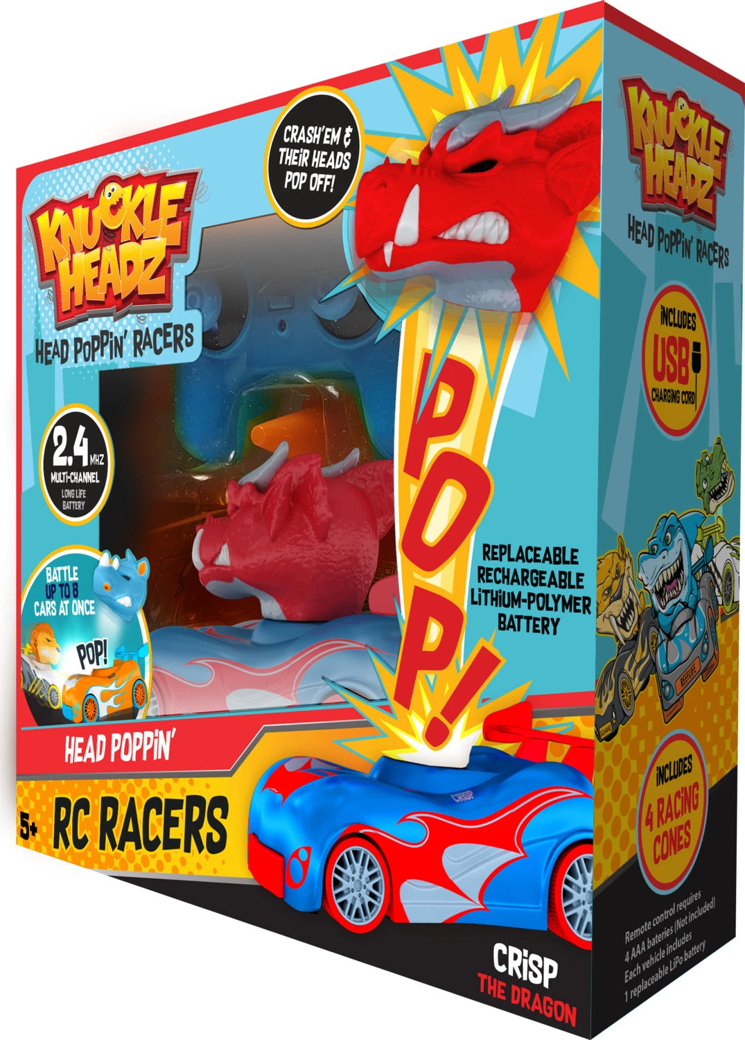 RC Knuckle-Headz (assorted)-Knuckle-Headz RC Knuckle-Headz (assorted)-Knuckle-Headz -The Toy Maven Shop skul081100